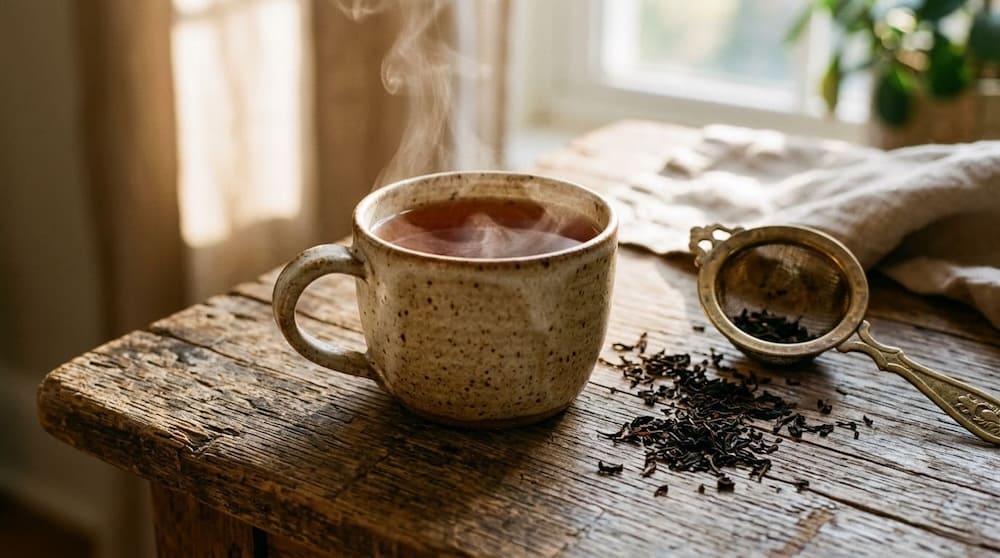Schwarzer Tee als koffeinhaltige Alternative zu Kaffee